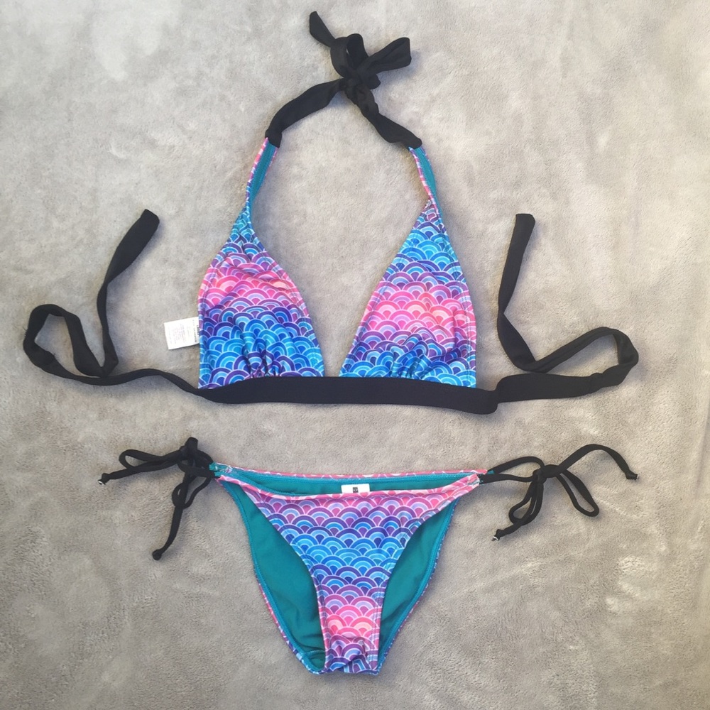 Evil Octopus String Tie Bikini Full Set - Size Sm - image 4